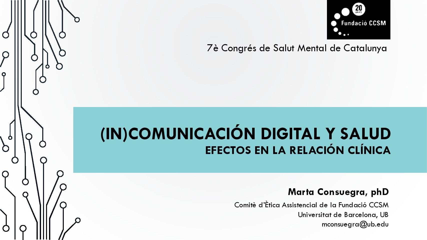 (In)comunicació digital i salut. Efectes en la relació clínica