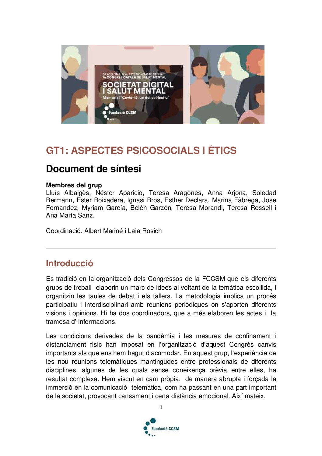 Aspectes psicosocials i ètics