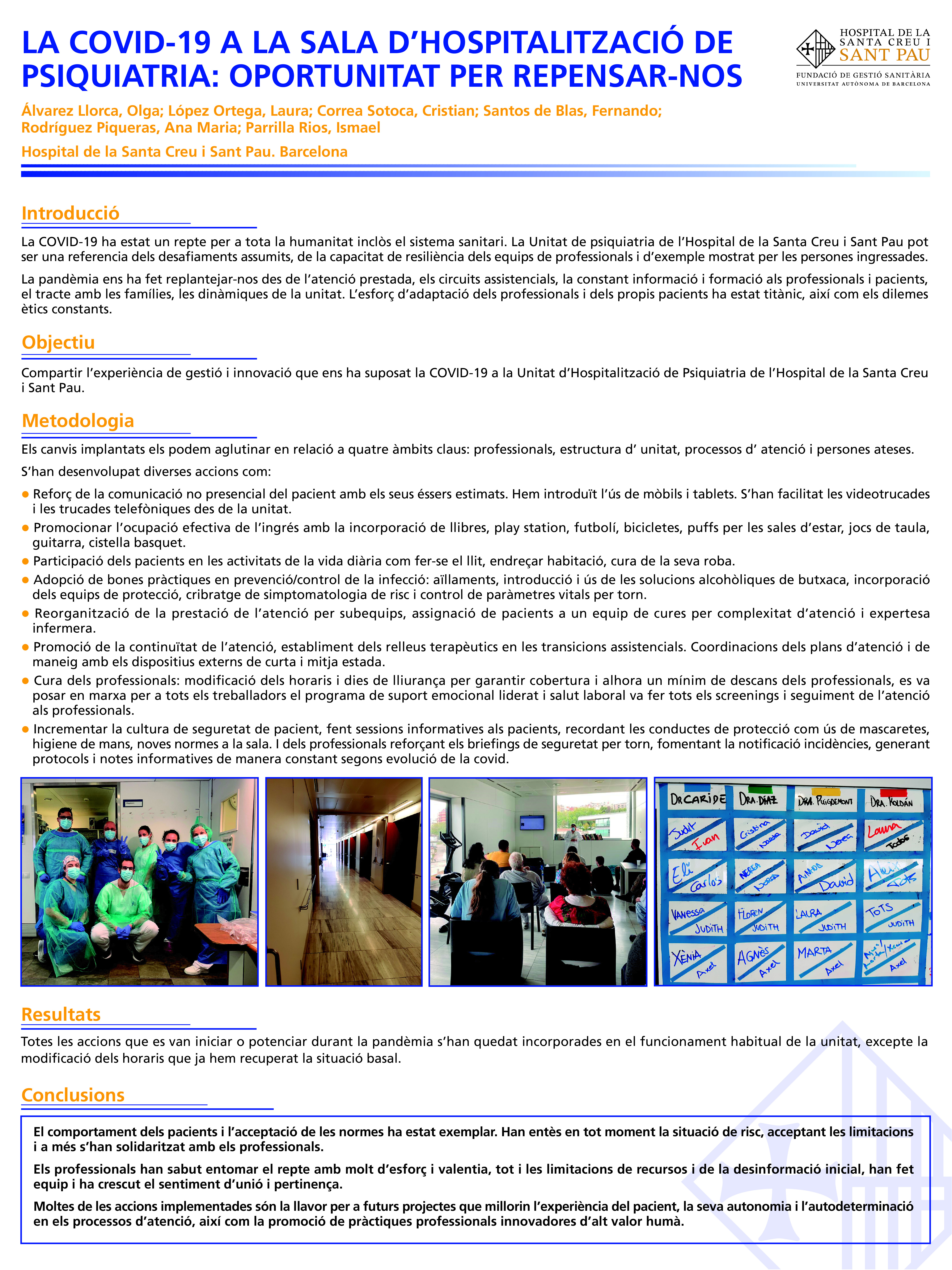 COVID-19 in the Hospitalization Room. O. Alvarez.pdf La Covid-19 a la sala d’hospitalització de psiquiatria: oportunitat per repensar-nos